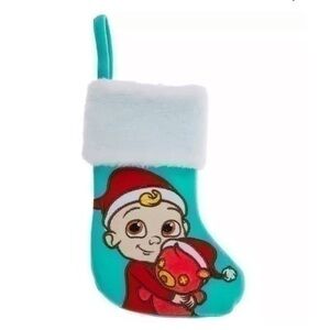 NWT. COCOMELON Teddy & JJ Mini Christmas Stocking